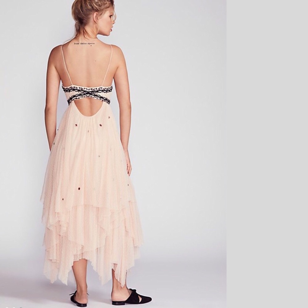 ❗️last One❗️Free People embellished Maxi NWT - Picture 2 of 8